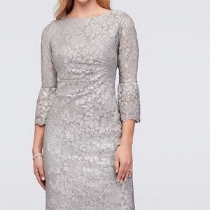Grey Lace Dress